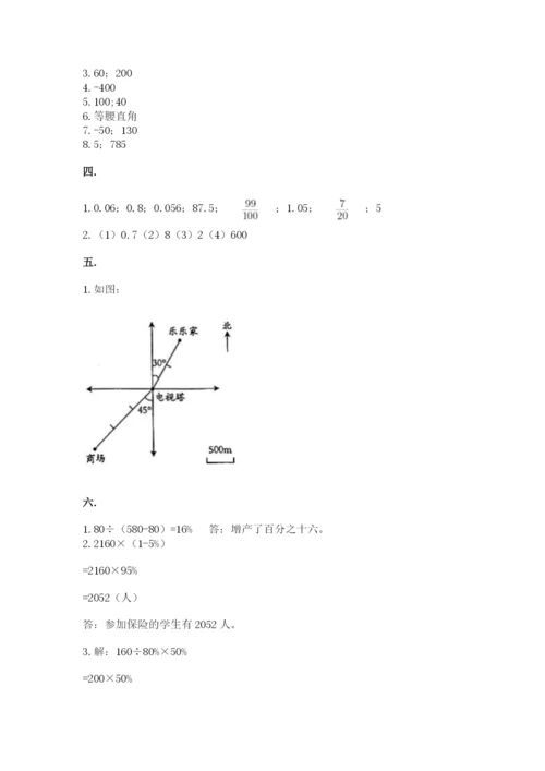 青岛版六年级数学下册期末测试题精品【名师系列】.docx