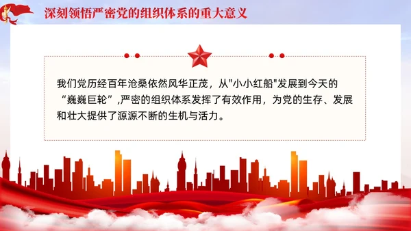 主题教育党课ppt十三个坚持严密党的组织体系党建