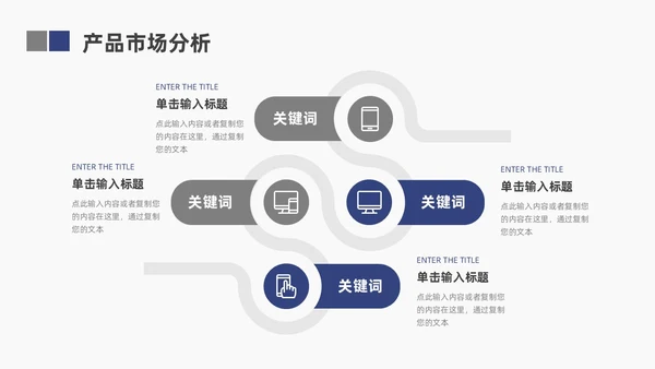蓝色简约地球商业计划书ppt模板