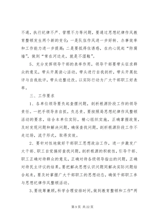 五谷城中心卫生院思想纪律作风整顿活动第三阶段工作安排.docx
