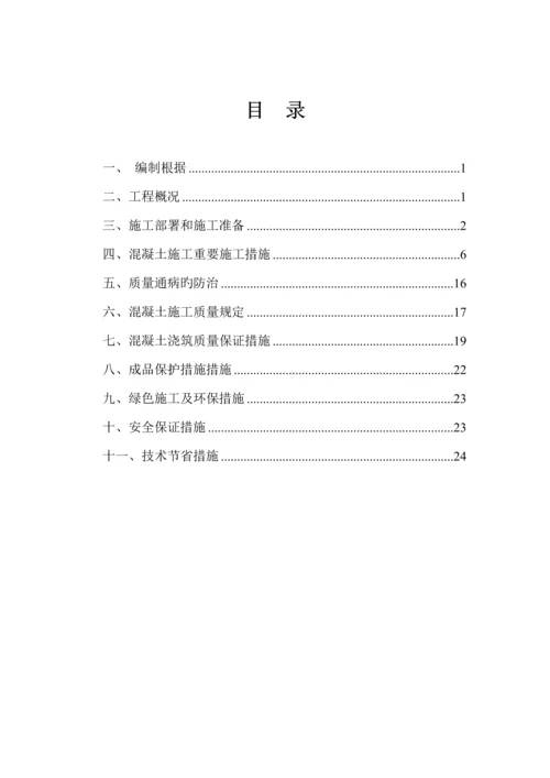 关键工程混凝土综合施工专题方案.docx