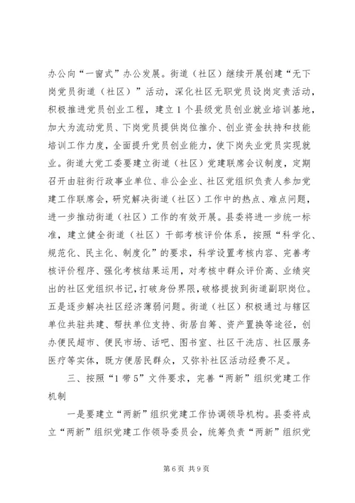 县委党的基层组织建设讲话.docx