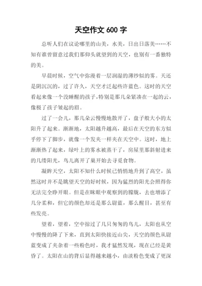 天空作文600字0.docx