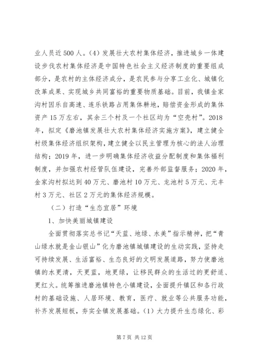 磨池镇乡村振兴战略规划方案.docx