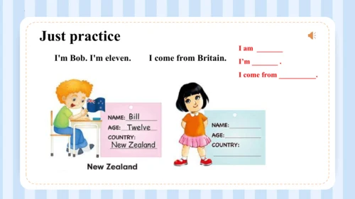 Unit 1  We have new friends Lesson 1 - Lesson 2 课件