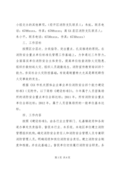 消防安全四个能力建设培训计划.docx