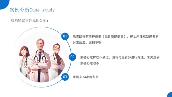 蓝色简约风护理警示教育医院培训宣传PPT课件