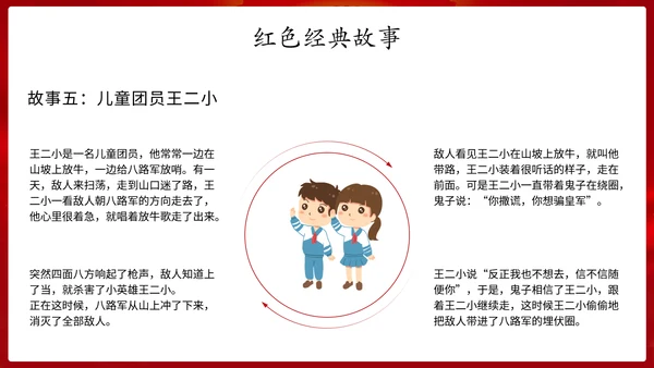 学习革命历史红色故事传承红色精神强国故事主题教育