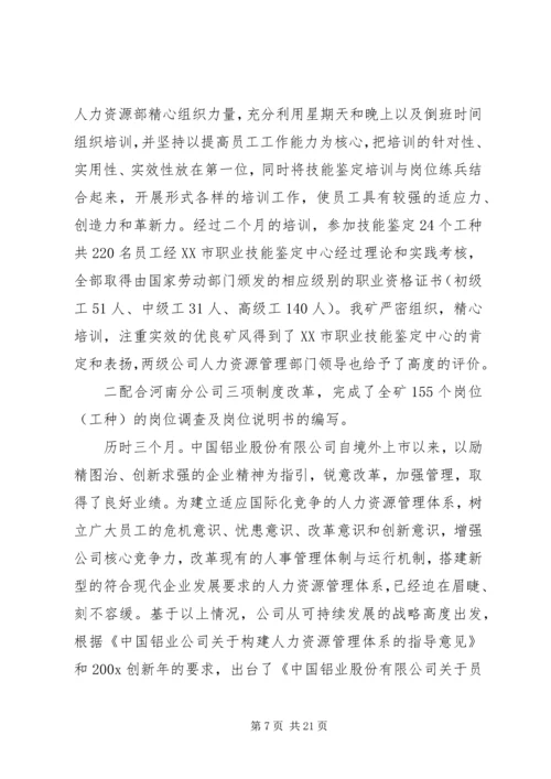 人力资源年度工作总结4篇.docx