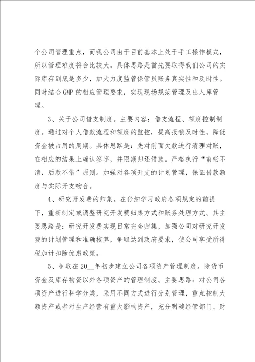 会计年度的工作计划5篇
