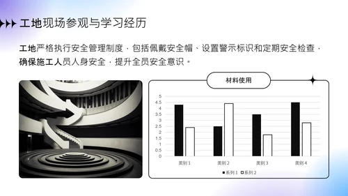蓝紫色弥散风暑期社会实践报告PPT模板