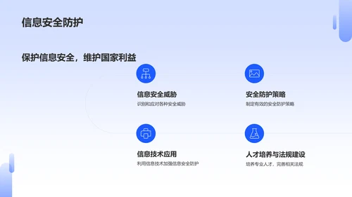 蓝色商务信息化战争PPT模板