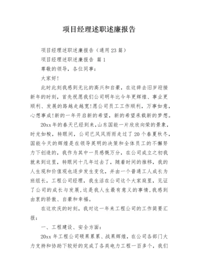 项目经理述职述廉报告_1.docx