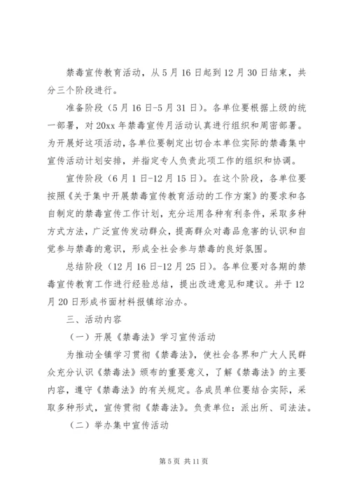 辨毒禁毒宣传工作方案.docx