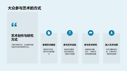 艺术学基础与应用PPT模板