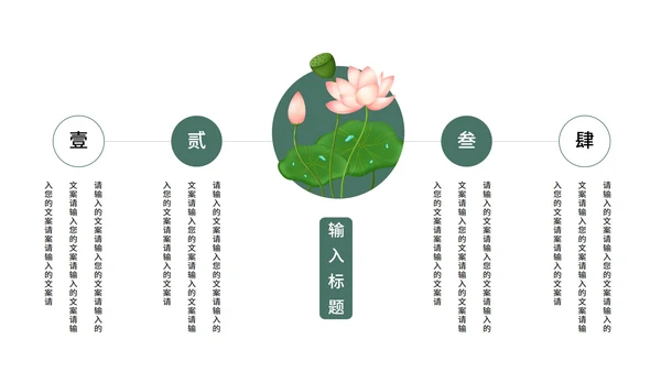 国学文化课程ppt模板