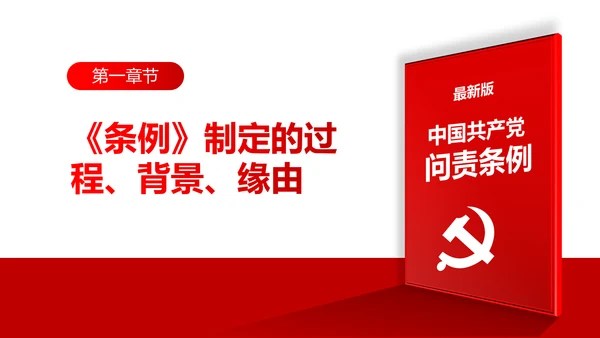 中国共产党问责条例学习解读PPT
