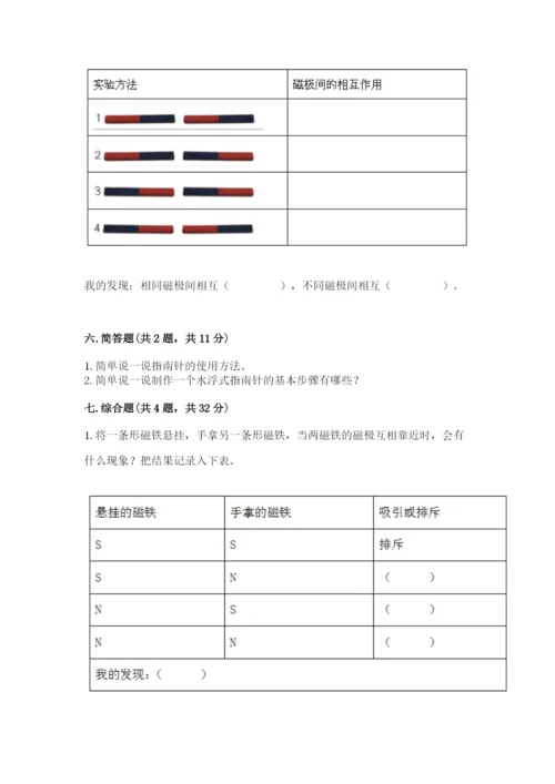 教科版二年级下册科学知识点期末测试卷附参考答案【综合题】.docx
