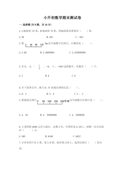 小升初数学期末测试卷【b卷】.docx