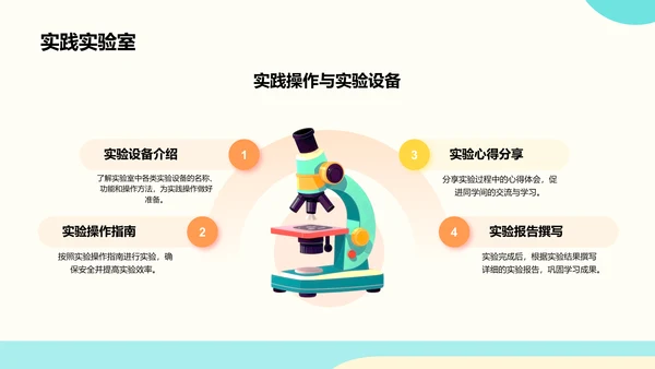橙色卡通风欢迎新同学PPT模板