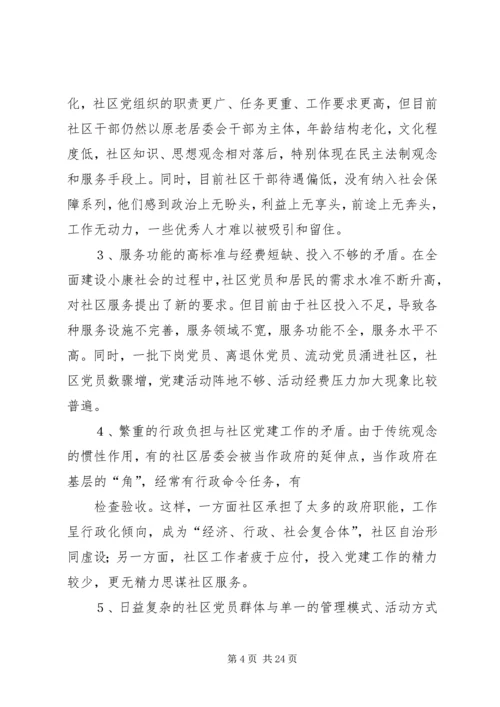 新形势下党建工作存在的重点难点问题.docx