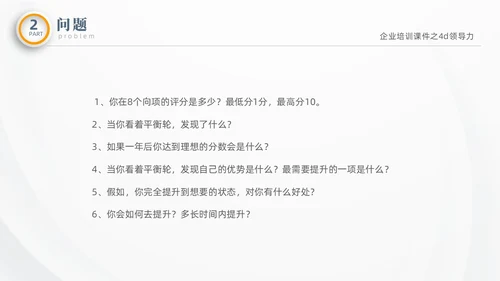 彩色微粒体商务企业企业培训课件之4D领导力培训课件PPT