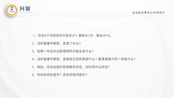 彩色微粒体商务企业企业培训课件之4D领导力培训课件PPT