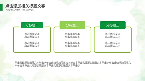 植树节指数造林生态文明环保PPT模板