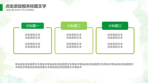 植树节指数造林生态文明环保PPT模板