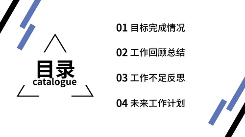 白色极简风工作汇报PPT模板