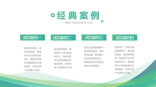 绿色清新医疗医药公司简介动态PPT