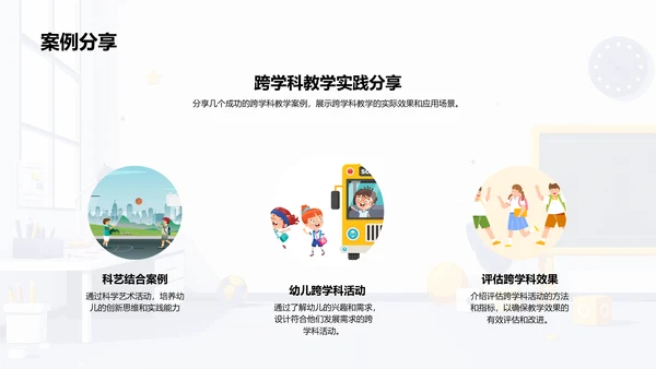 跨学科幼教教学法PPT模板