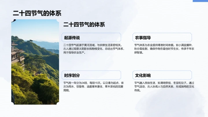 二十四节气小寒PPT模板