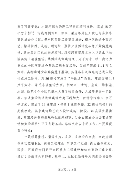 区委书记在城建专题会讲话.docx