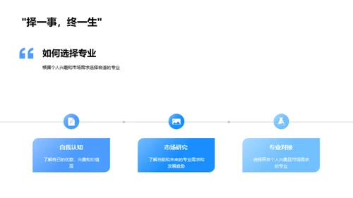 未来规划与职业选择