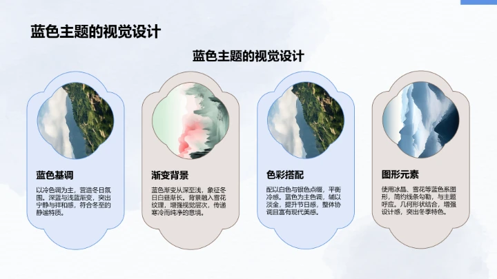 二十四节气冬至PPT模板