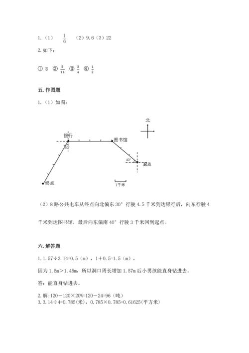 小学数学六年级上册期末考试卷带解析答案.docx