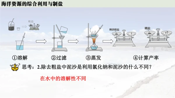 跨学科实践活动8  海洋资源的综合利用与制盐课件(共39张PPT内嵌视频)