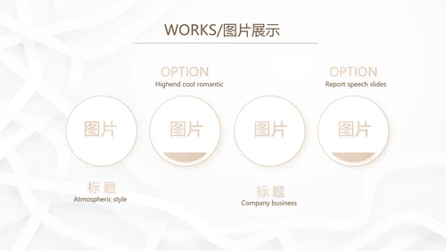 简约室内装饰设计方案工作总结PPT
