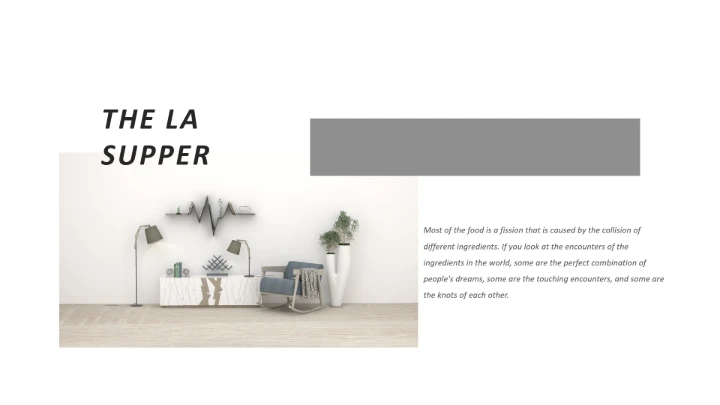 极简风室内设计北欧风格居家房屋室内装修设计方案PPT模版