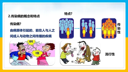 初中生物预防传染病教学PPT课件