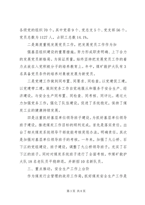 煤炭局党支书个人小结 (2).docx