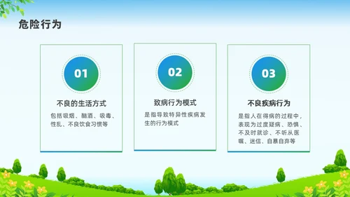 彩色水彩清新展板健康管理培训PPT课件