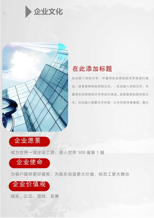 欧美商务风企业介绍产品宣传手册