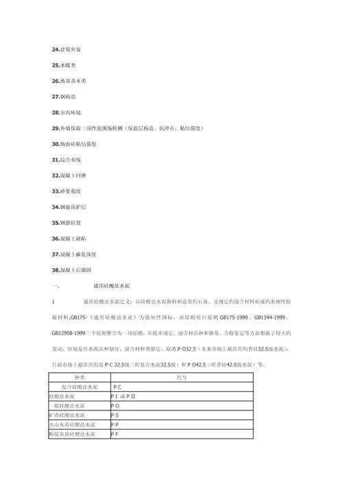 优质建筑关键工程检测取样标准手册.docx