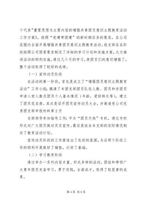 公司优秀团支部申报材料.docx