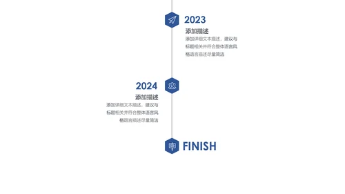 时间轴商务企业发展历程公司简介ppt模板