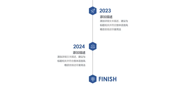 时间轴商务企业发展历程公司简介ppt模板