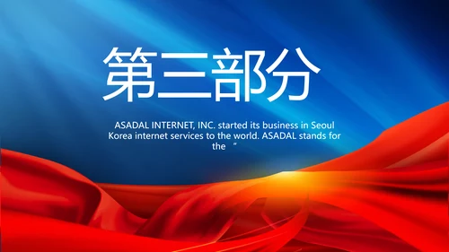 蓝色背景热烈欢迎上级领导莅临指导动态PPT