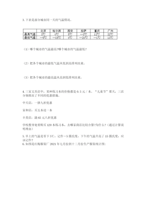 北师大版小升初数学模拟试卷（突破训练）.docx